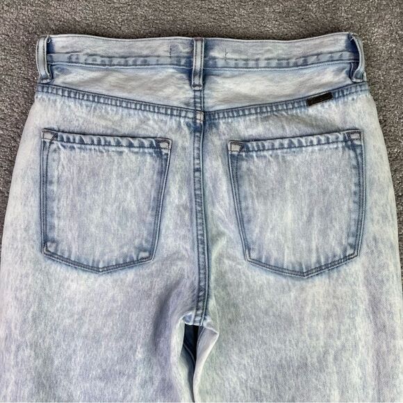 KanCan Dixon Jeans Women's 7/27 Acid Blue Boyfriend High Rise Ripped Light Wash - Picture 7 of 14